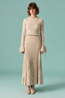 Glittery Knit Skirt Set