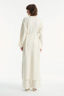Basic Knit Co-ord Set with Slit Detail Trousers