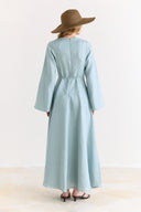 Siena Flared Linen Dress