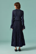 Glittery Knit Skirt Set