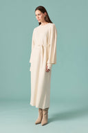 Belted Basic Knit Dress
