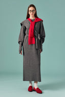 Belted Basic Knit Dress