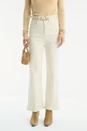 Straight Leg Pocket Jeans