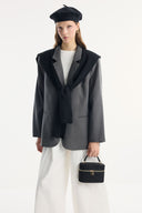 Single-Button Cupra Blazer Jacket
