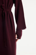 Belted Basic Knit Dress