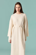 Belted Basic Knit Dress