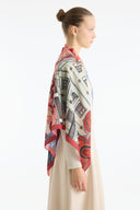 Portofino Desenli Omuz Şalı