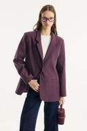 Single-Button Cupra Blazer Jacket