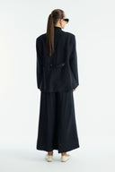 Benetti Button-Detail Jacket and Trousers Suit