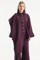 Shawl Collar Detailed Pant Suit