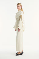 Shawl Collar Detailed Pant Suit