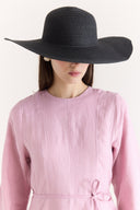 Wide-Brimmed Straw Hat