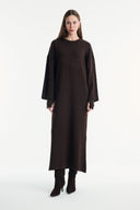 Belted Basic Knit Dress