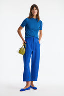Button-Detailed Carrot-Fit Trousers