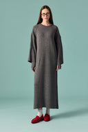 Belted Basic Knit Dress