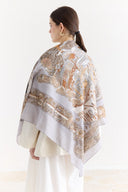 Samora Patterned Shoulder Shawl