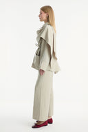 Shawl Collar Detailed Pant Suit