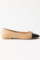 Mira Patent Detail Ballerina Flats