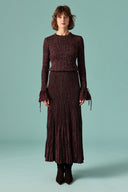 Glittery Knit Skirt Set