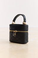 Noir Quilted Mini Bag
