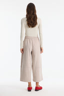 Pleated Wide-Leg Trousers