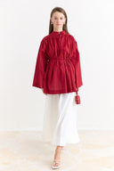 Binding Detail Voile Shirt