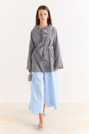 Striped Ruffled Shirt