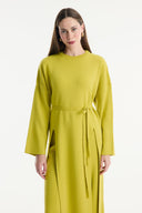 Basic Knit Co-ord Set with Slit Detail Trousers