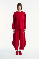 Stitched Detail Carrot-Fit Trouser Set
