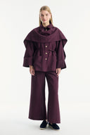 Shawl Collar Detailed Pant Suit