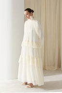 Meli Tiered Chiffon Dress