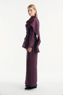 Shawl Collar Detailed Pant Suit