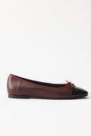 Mira Patent Detail Ballerina Flats