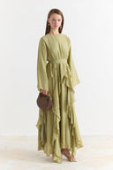 Senna Ruffled Waist Dress