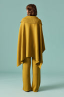 Collar Detail Wide Sleeve Knit Set with Trousers
