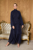 Meli Tiered Chiffon Dress