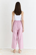 Straight Fit Organic Linen Trousers