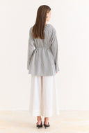 Striped Ruffled Shirt
