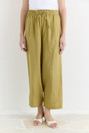 Straight-Fit Organic Linen Trousers