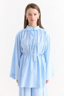 Voile Shirt with Binding Detail