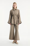 Shawl Collar Detailed Pant Suit