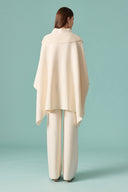 Collar Detail Wide Sleeve Knit Set with Trousers