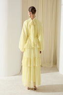 Meli Tiered Chiffon Dress