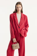 Single-Button Cupra Blazer Jacket