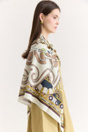 Samora Patterned Shoulder Shawl