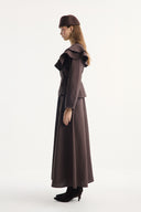 Jacket and Ruffle-Detail Skirt Set