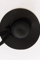 Straw Hat with Ribbon