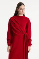 Side-Tie Detail Knit Dress