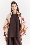 Samora Patterned Shoulder Shawl