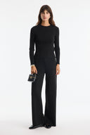 Pella Knit Poncho and Trousers Set